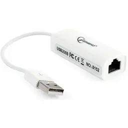 Мережевий адаптер Gembird USB 2.0 - Fast Ethernet RJ45 (NIC-U2-02) - мініатюра 2