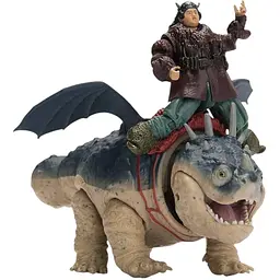 Набір Dragons Як приборкати дракона Гронкл Сарделька 18 см та вершник Рибоніг 7.5 см (SM66663/6074006) - мініатюра 2