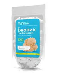 Гриб їжовик гребінчастий Savvy Foods 120 капсул дой-пак 36 г - мініатюра 4