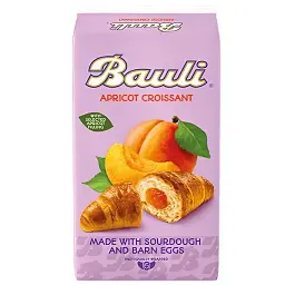 Круасани Bauli з абрикосовим джемом ( 10шт по 50г ) 500г.