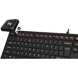Комплект клавіатура + миша A4Tech Fstyler F1010 Black/Grey [1147539] [107932] - мініатюра 6