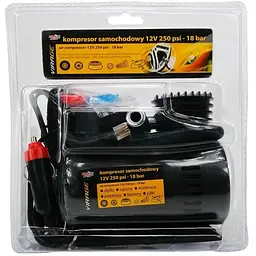Автомобільний компресор VIRAGE 12V 250 Psi 18 Атм (93-015)
