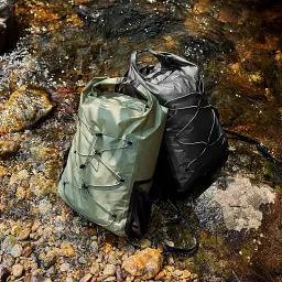 Рюкзак водонепроникний Naturehike CNH22BB003 25 л сірий - мініатюра 2