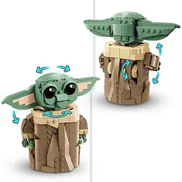 Конструктор LEGO Star Wars Ґроґу в повітряній колисці 1048 деталей (75403) - мініатюра 7