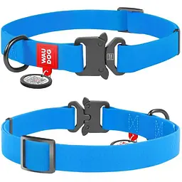 Нашийник Waudog Waterproof з QR паспортом водостійкий металева пряжка-фастекс Розмір ХL (4823089327808)