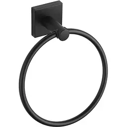 Рушникотримач кільцевий VBI Saturn black VBI-040303BL, Чорний матовий