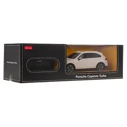 Машинка на управлінні 1:24 Porsche Cayenne Turbo білий RASTAR - мініатюра 4