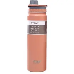 Термопляшка Tyeso 750 мл з нержавіючої сталі для кави води pink