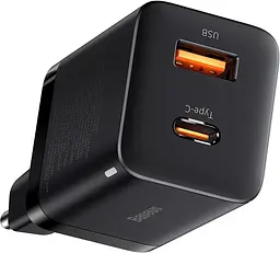 Зарядний пристрій Baseus Super Si Pro Quick Charger C+U 30W EU black (CCSUPP-E01) - мініатюра 4