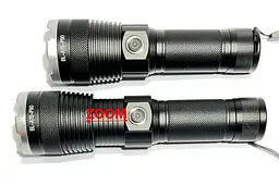Ручний ліхтар BL-A75-P90 zoom + Type-C + 26650 (3xAAA) 5 режимів - мініатюра 7