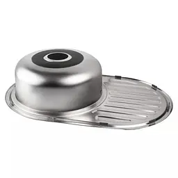 Кухонна мийка 770x500x160 мм + сифон Wezer 7750(06) Deсor, Decor - мініатюра 4