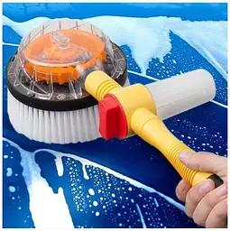 Насадка-щітка, що обертається для шланга Water Blast Cleaner Roto Brush високого тиску з резервуаром для миючого засобу - мініатюра 4