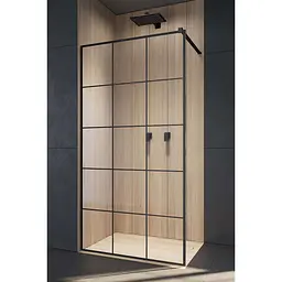 Душова стінка Radaway Modo New Black Factory II 120x200 скло factory, чорний (389124-54-55)