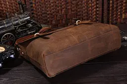 Чоловічий шкіряний портфель John McDee 40.5х10х32 см sum0026052 - мініатюра 5