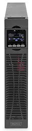 Digitus Джерело безперебійного живлення (ДБЖ) Online, 2000VA/2000W, LCD, 8xC13, RJ45, RS232, USB, Rack/Tower - мініатюра 3