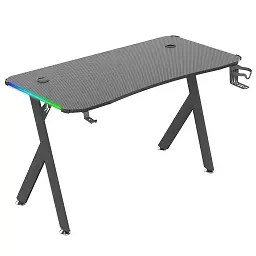Геймерський комп'ютерний стіл GT Racer T-1224 (120x60x73) Black