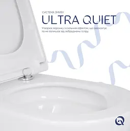 Унітаз підвісний Qtap Scorpio ML Ultra Quiet з сидінням Slim Duroplast/ Soft-close/ MagLock QTSCOML26W49624 - мініатюра 4
