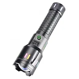 Ліхтар ручний Coba CB-G62-TG акумуляторний з режимом zoom 1x26650/3xAAA Type-C FLUORESCENCE