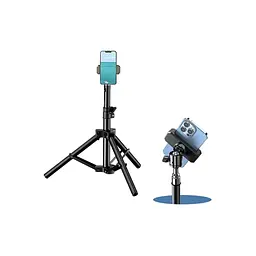Штатив RTAKO ZJ-ZB01 55CM Matte Finish Carbon Steel Tripod Black (6930539528246) - мініатюра 2