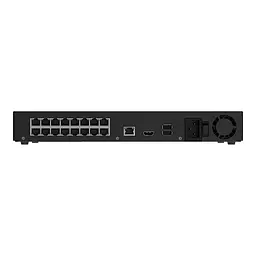 IP-відеореєстратор 16-канальний 12Mp Ajax NVR H2D16PAC (16-ch) Black з 16 портами PoE (26-00730) - мініатюра 4
