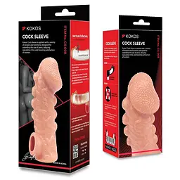 Насадка на член Kokos Cock Sleeve CS 008, S - мініатюра 10