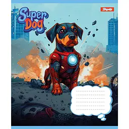 Набір зошитів 1 вересня Super Dog А5, 12 аркушів 25 шт. (768253) - мініатюра 3
