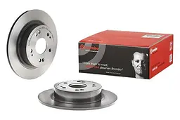 Диск гальмівний невентильований Honda Accord VIII-IX, Civic VIII 05-25р Brembo (08.B271.11) - мініатюра 2