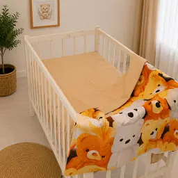 Комплект постільної білизни MirSon бязь LITTLE KIDS Teddy Honey 110 x 140 см (2200013681724) - мініатюра 3