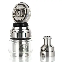 Атомайзер бак для вейпу Zeus Х RTA 25мм 4.5мл Silver (am399) - мініатюра 5