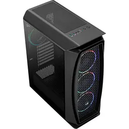 Корпус Aerocool Aero One Mini Eclipse-G-BK-v1 Black Без БЖ Б/в - мініатюра 4