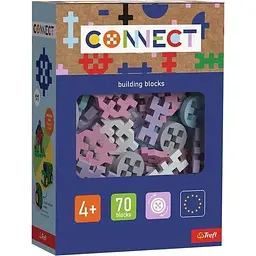 Набір деталей конструктора Trefl Connect (girls) 61982 70 ел. Різнокольоровий