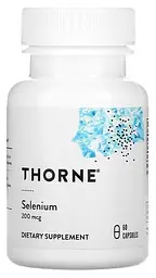 Селен Selenium 200 mcg (L-Selenomethionine) 60 caps Thorne vit0004967