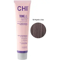 Тонер для волосся CHI Tone&Gloss Mystic Lilac кремовий безаміачний 85 г - мініатюра 2