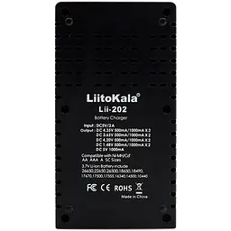 Зарядний пристрій LiitoKala Lii-202 Ni-Mh/Li-ion/Li-Fe/LiFePO4 USB Powerbank LED Box - мініатюра 2