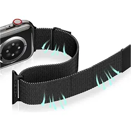 Ремінець Milanese Loop Magnetic Band для Apple Watch 38mm Black [21295] - мініатюра 4