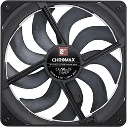 Вентилятор Noctua NF-A14x25 G2 PWM CHROMAX Black - мініатюра 4