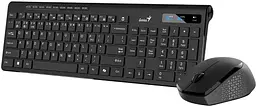 Комплект (Клавiатура та миша) Genius SlimStar 8230 Wireless Black UKR BT+2.4GHz - мініатюра 2