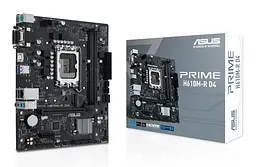 Материнська плата ASUS PRIME H610M-R D4-SI (PRIME H610M-R D4-SI) (Socket 1700, Intel H610, Micro-ATX) - мініатюра 2