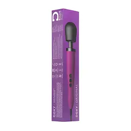 Вібромасажер DOXY Original Purple, дуже потужний, живлення 220В, пульсівні вібрації - мініатюра 7