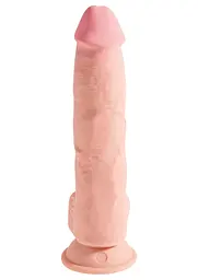 Фалоімітатор King Cock With Balls 10 Inch 25.4 см тілесний - мініатюра 2