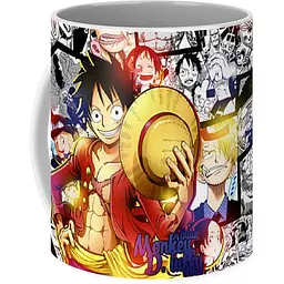 Кухоль GeekLand Великий куш One Piece екшен OP.02.010 330 мл білий - мініатюра 3
