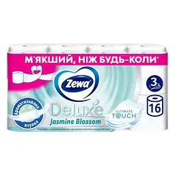 Туалетний папір Zewa Deluxe Жасмин 3 шари 16 рулонів (7322540254259) - мініатюра 2