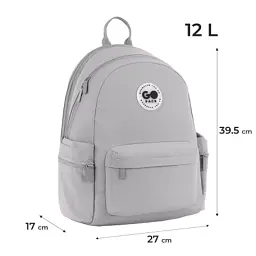 Рюкзак шкільний GoPack Education Teens 2510M сірий (GO26-2510M-2) - мініатюра 12