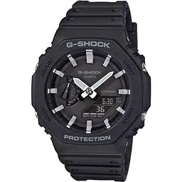 Полімерний чоловічий годинники Casio G-Shock GA-2100-1AER з полімерним ремінцем - мініатюра 3