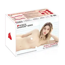 Мастурбатор торс з вібрацією Kokos 005 Jenny ONAHOLE Real Vagina 2WayPlus з вібрацією та масажем - мініатюра 10