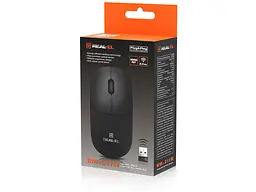 Миша REAL-EL RM-311 W Black (EL123200041) - мініатюра 10