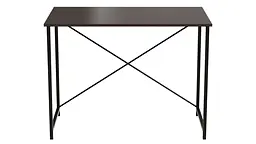 Стіл письмовий Line Лайт Ferrum-decor 750x1000x600 Чорний метал ДСП Венге Магія 16 мм (FRD-106156) - мініатюра 5