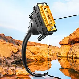 Кабель мультимедійний DVI M to DVI M 2.0m 24+1pin DV101 black Ugreen (11604) - мініатюра 5