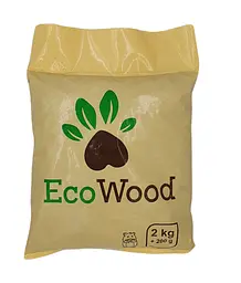 Наповнювач для туалету для домашніх тварин EcoWood деревний 2 кг E-800542