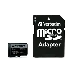Карта пам'яті Verbatim 128GB microSDXC class 10 UHS-III PRO (47044)